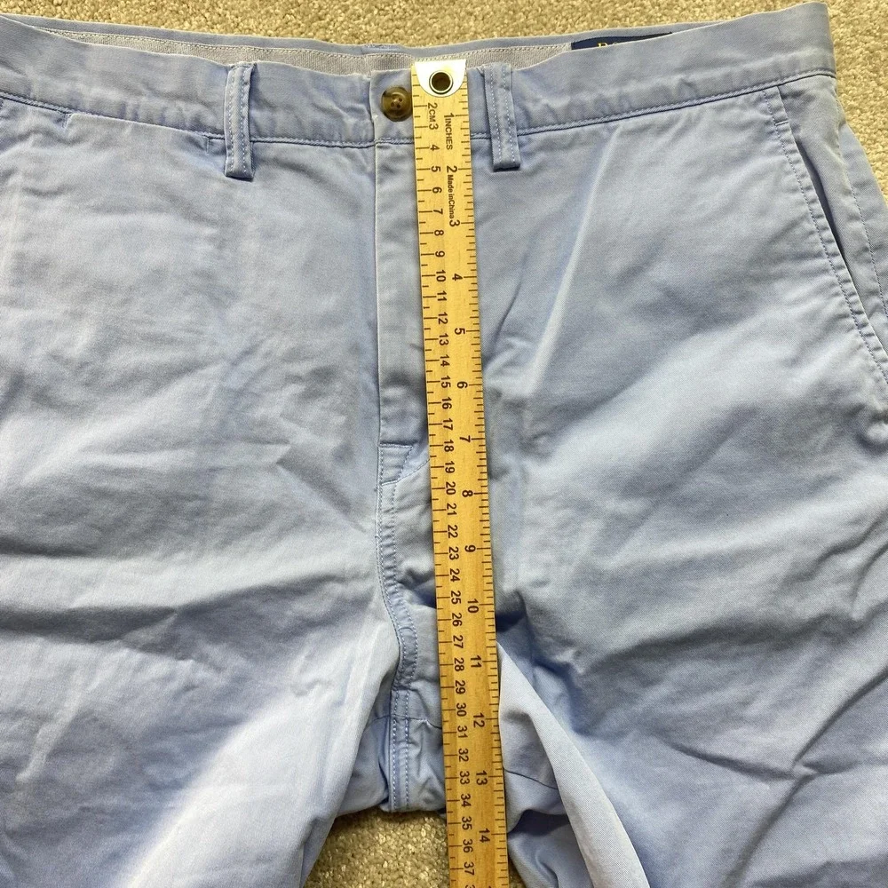 Polo Ralph Lauren Shorts Mens‎ 34 Blue Stretch Classic Fit Chino Casual Summer